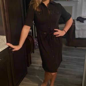 TAHARI striped dress Size 6